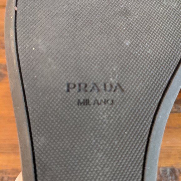 (Size 41) Prada Wedge Slide Sandals - Picture 6 of 6